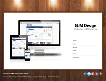 Tablet Screenshot of mjmwebdesign.com